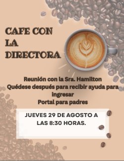 Cafe con la Directora sp